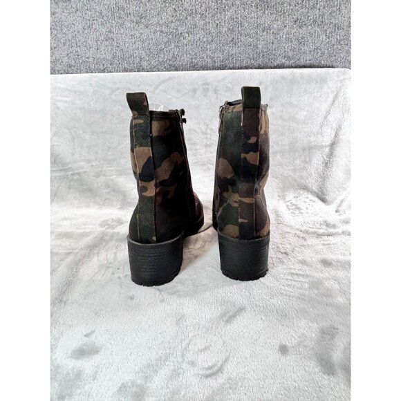 Madden Girl womens size 8 combat camoflage boot - Picture 6 of 16